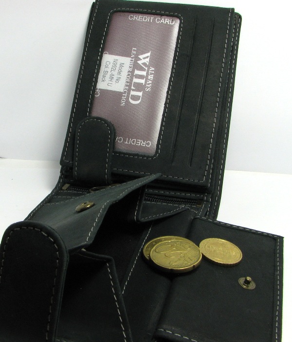 Кошелек мужской Always Wild N992L-MHU Black Кошелек мужской Always Wild N992L-MHU Black